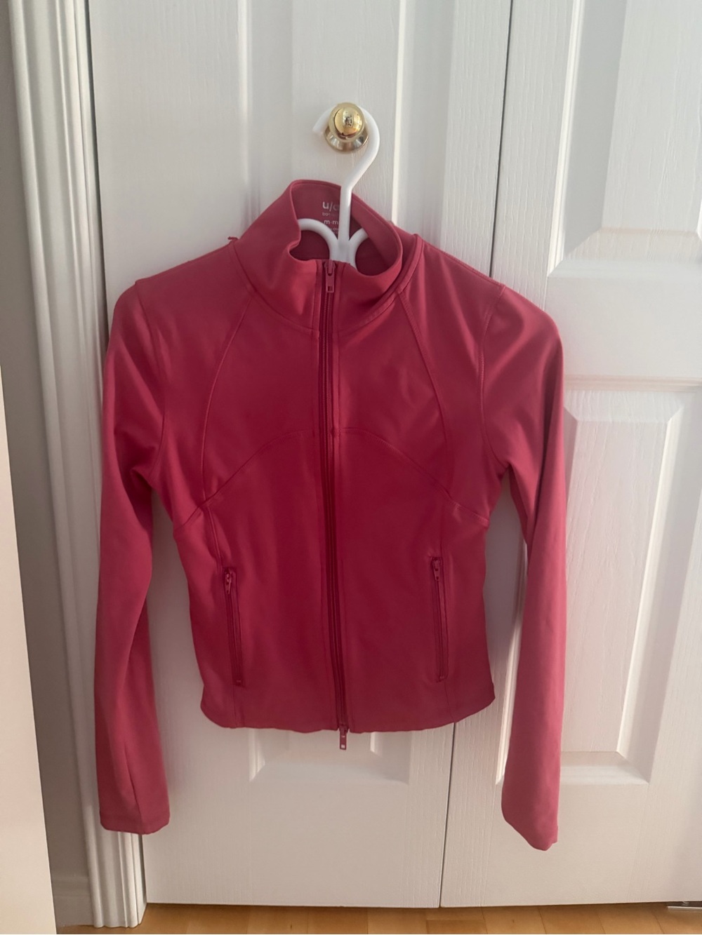Women's Rose Pink Zip-Front Utility Jacket